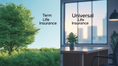 Term and Universal Life Insurance Features