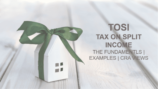 Tax on Split Income (TOSI)