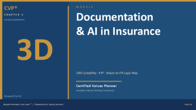 CVP® 3D: Documentation & AI in Insurance - CIRO Rule 3200