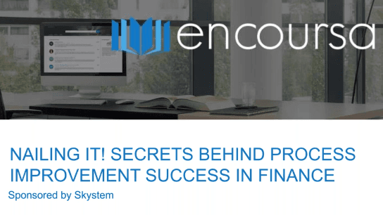 Nailing It! Process Improvement Success in Finance
