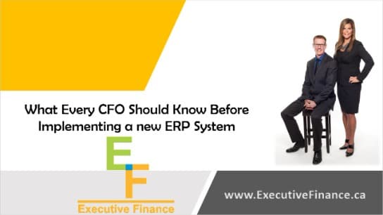 ERP - What Every CFO Should Know About Implementing New ERP