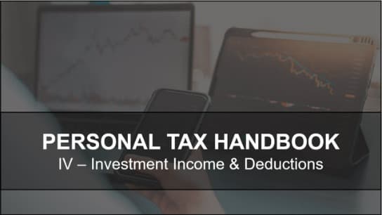 Personal Tax Handbook - Investment Income & Expenses