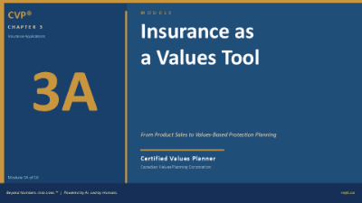 CVP® 3A: Insurance as Values Tool - Life Insurance Planning