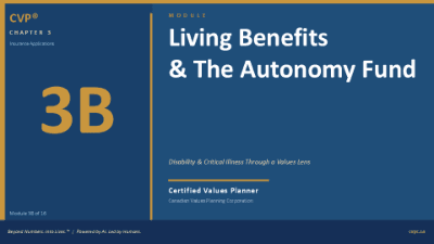 CVP® 3B: Living Benefits and The Autonomy Fund